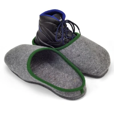 Image of Pantoffelmann Over slippers work shoes rubber sole One Size / 12 UK