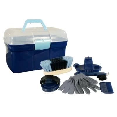 Image of Pfiff 100576 20 Horse Care Case blue Size:Taille Unique