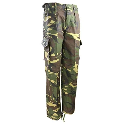 Image of Kids Boys Combat Trousers Military Soldiers British Army DPM BTP Camo (Age 12 13 Yrs)
