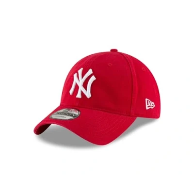Image of New Era York Yankees MLB Core Classic Scarlet Adjustable 9Twenty Cap