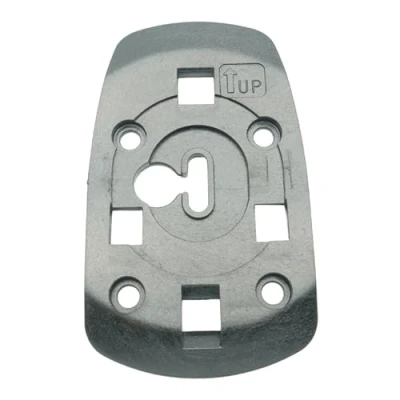 Image of Aqualisa 223007 Quartz Digital Back Mounting Plate Black