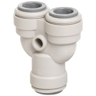 Image of John Guest Two Way Divider 1/2 inch Tube OD (one Supplied)