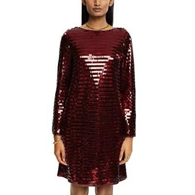 Image of ESPRIT Collection Women&#039;s 102eo1e331 Special Occasion Dress, 618/Cherry Red 4, M