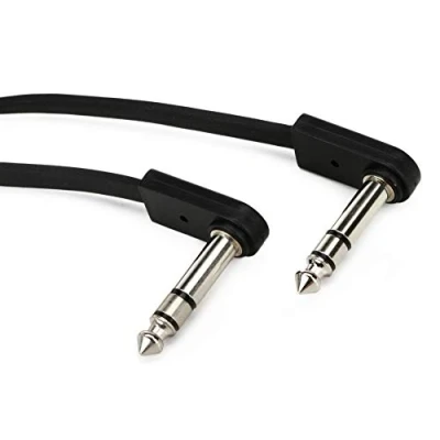 Image of EBS PCF DLS28 Deluxe Flat Patch Cable TRS Stereo 28 cm