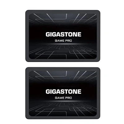 Image of Gigastone SATA SSD 512GB (2 Pack) 2.5 inch 530MB/s upgrade Laptop PC Memory and Storage PS4 HDD Replacement 2.5&quot; Internal Solid State Hard Drives III SLC Cache 3D NAND Game Pro Performance