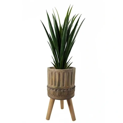 Image of Leaf Extra Large Cachepot Planters, 40cm Zandi Roman
