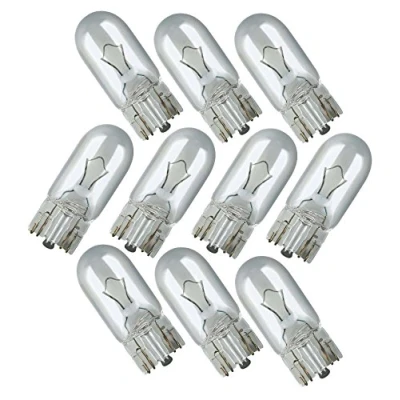 Image of 10x New Car Push In Indicators &amp; Panel Bulb Capless 12V 3w 504 Globe