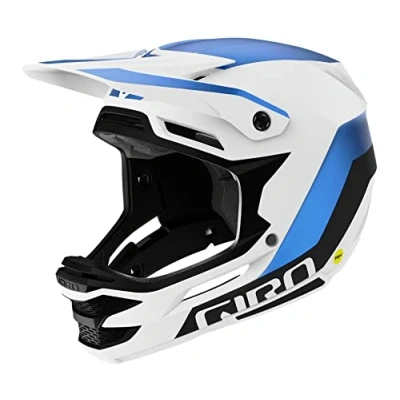 Image of Giro Insurgent Shperical Bicycle helmet Matte White/Ano Blue S