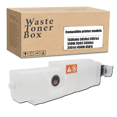 Image of RSENSO Compatible Waste Toner Box Container Replacement for Kyocera WT 860 WT860,Use TASKalfa 3050ci 3051ci 3500i 3501i 3550ci 3551ci 4500i 1 Pack