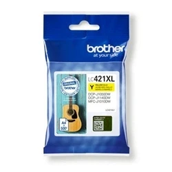 Image of Brother LC421XLY Inkjet Cartridge High Yield Yellow