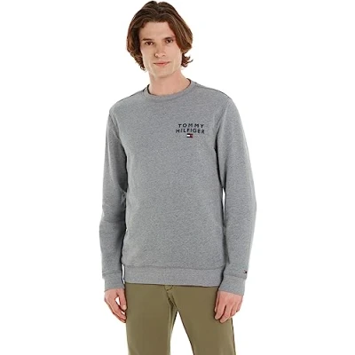 Image of Tommy Hilfiger Track HWK Pyjama top, Men&#039;s, Size: Small, Medium grey heather