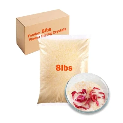 Image of Fonday 6LBS(2.73Kg) Silica Gel Flower Drying Crystals Fine Color Indicating Reusable,Bead Size