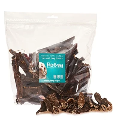 Image of PawGang Beef Tripe Rumen Gullet 500g 100% Natural EU Sourced Treats for Dogs Puppies Young Adult Old Small Large Dog Air Dried Chews Snacks Healthy Hypoallergenic Low Fat Grain Free BARF Raw