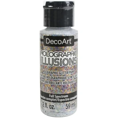 Image of Deco Art Holographic Illusion MULTICOLRS, Full Spectrum Multi, One Size