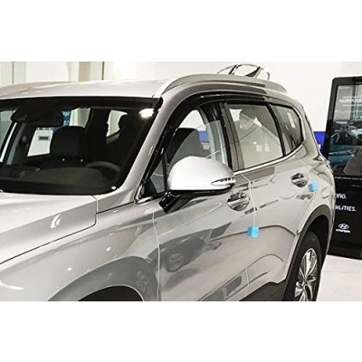Image of AUTO CLOVER Wind Deflectors Set for Hyundai Santa Fe 2019+ (6 pieces)