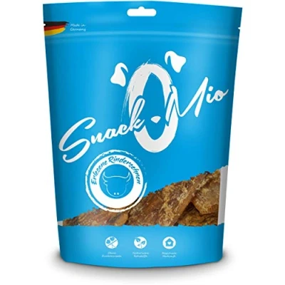 Image of SnackOMio Premium dog snack exquisite beef tendons, grain free, 1 pack (1 x 500g)