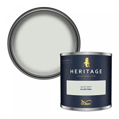 Image of Dulux Trade Heritage Velvet Matt Emulsion Silver Fern (1 Litre)