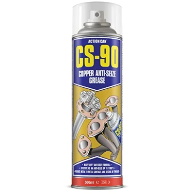 Image of (PACK OF 2) 500ml Action Can CS 90 Copper Grease Anti Seize Lubricant High temperature to 1200C