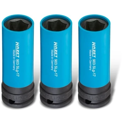 Image of HAZET 903SLG 17/3 85 mm 6 Point Hexagon Traction Profile Impact Socket Phosphatised/Oiled