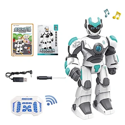 Image of Leling Robot Toys for Kids Rechargeable Remote Control Smart Robotic Toy Boys and Girls