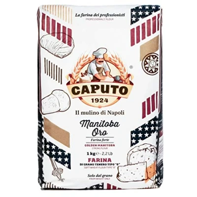 Image of Mulino Caputo Manitoba Oro Tipo 0 Flour 1 Kilo Bag (Pack of 4)