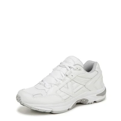 Image of Vionic Women&#039;s Lace Up Trainers 23Walk 2.0 with Arch Support White Wide Fit UK 8