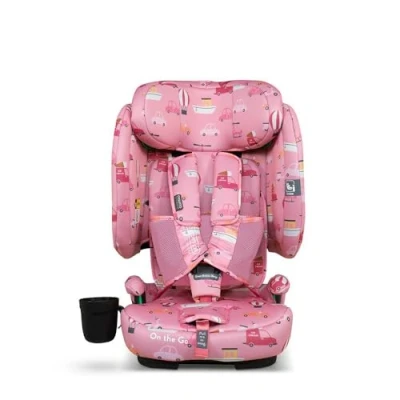 Image of Cosatto On the Go i size Travel Car Seat Itchy Feet Rose