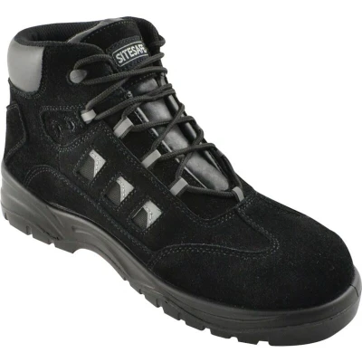 Image of Sitesafe Black Hiker Safety Boots Size 12