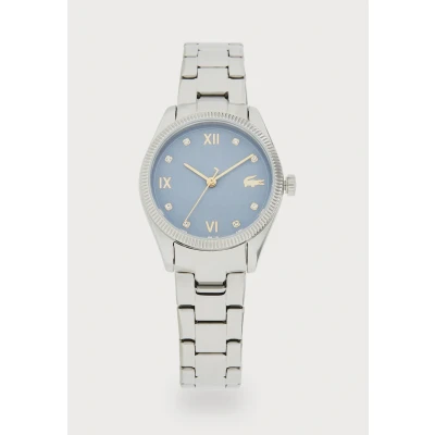 Image of Lacoste Parisienne Watch silvercoloured/blue, Women&#039;s, Size: One Size, Silver coloured/blue