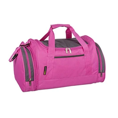 Image of Mens &amp; Womens Sports Gym Travel Holdall Bags (Pink)