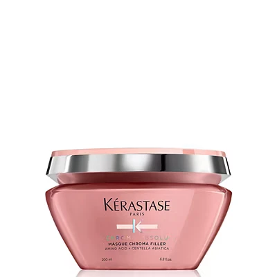 Image of Kérastase Chroma Absolu, Anti Porosity Deep Filling Hair Mask, For Colour Treated Hair, With Lactic Acid, Masque Filler, 200ml