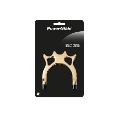 Image of PowerGlide Snooker, Pool or Billiard Cue Rest Spider Brass One Size
