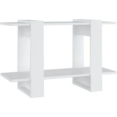 Image of vidaXL Book Cabinet/Room Divider White 80x30x51 cm