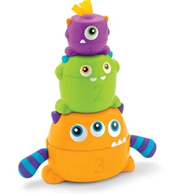 Image of Fisher Price FNV36 Stack &amp; Nest Monsters, Multi Colour