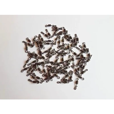 Image of 20 size 8 quick change swivels for carp coarse fishing terminal tackle