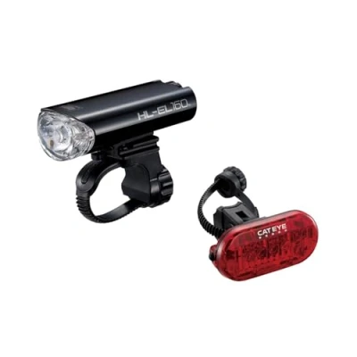 Image of Cateye El 160 &amp; Omni 5 Bike Light Set