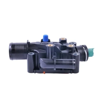 Image of 1336Z0, 96472659, 9647265980 Engine thermostat GATES TH41291G1 91C with gaskets/seals housing PEUGEOT: 207 Hatchback, 208 I Hatchback