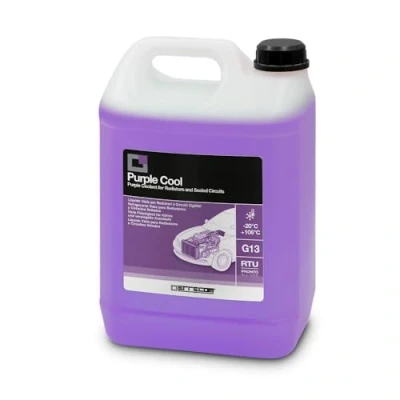 Image of ERRECOM Purple Cool, Coolant and Antifreeze 20C/+106C, Formulation with Glycerin, G13, Ready to Use, 5 Litres