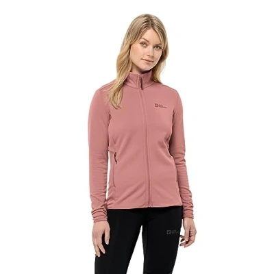 Image of Jack Wolfskin Women&#039;s Kolbenberg Fz W Fleece Jacket, Blush Powder, L