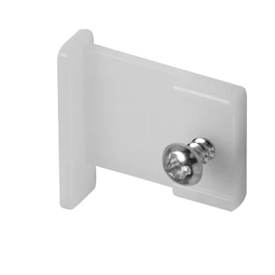 Image of Fineline Pack of 10 White Metal Curtain Track End Cover Stops