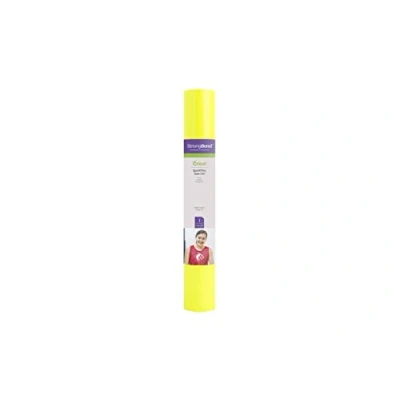 Image of Cricut SportFlex Iron On Bright Yellow 61 cm (24 ft) Heat Transfer Vinyl Roll (HTV) For use with all Cutting Machines