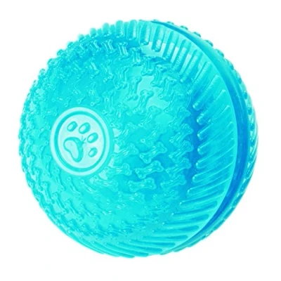 Image of Gor Pets Flex Squeak &amp; Treat Ball Toy for Dogs Dog 8 cm, Assorted colours