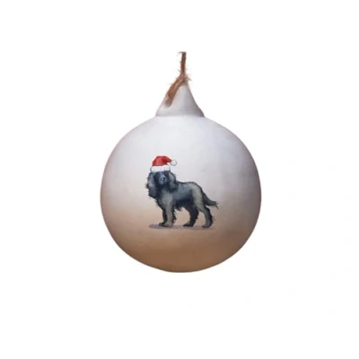 Image of Image Industry Cocker Spaniel Black Ceramic Bauble Tree Decoration Christmas Decorations Dog Gift Lovers