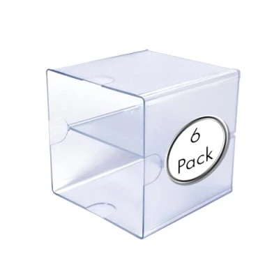 Image of Deflecto Single Shelf Cube Storage Modular and Expandable Desktop Solution for Stationery Crafting Multipack purchase pack of 6.