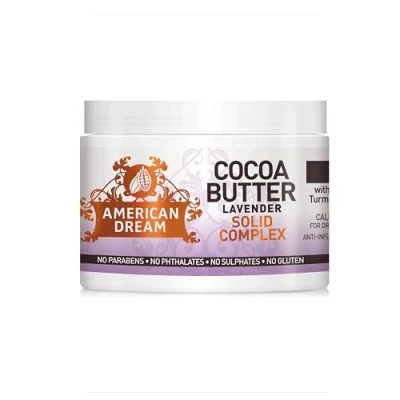 Image of AMERICAN DREAM Lavender Cocoa Butter Solid Complex Infused with Oil and Vitamin E, 56 ml