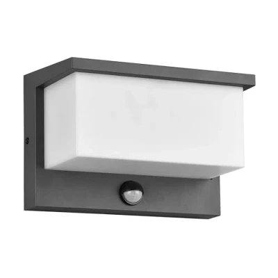 Image of Trio Lighting LED outdoor wall light Nestos, motion sensor, IP54
