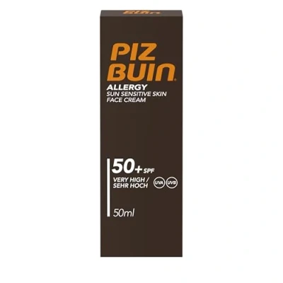 Image of Piz Buin Allergy Sun Sensitive Skin Face Cream SPF50+, 50ml