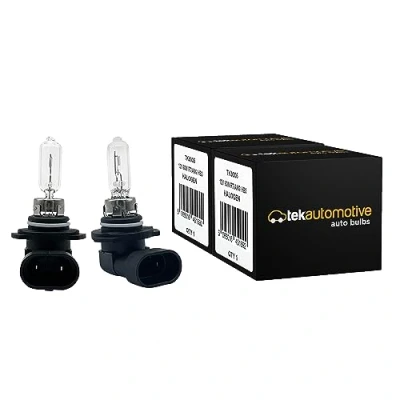 Image of Tek Automotive HB3 Headlight Bulb, Halogen Headlamp Fog Light, 9005 12V 60W P20D Car Light Bulbs Twin Pack