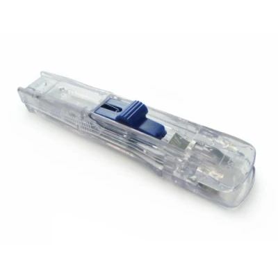 Image of Rapesco RC6008SS Supaclip 60 See Through Heavy Duty Dispenser and 8 Stainless Steel Clips