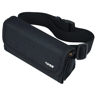 Image of HMF 48811 02 Bag of Waiter, Waiter Wallet, incl. Euro Coin Sorter, Belt, Zipper, 20,5 x 6,5 10,0 cm, Black